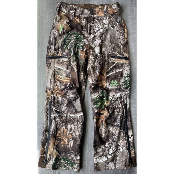Realtree‎ Camoflauge Cargo Scent Factor Hunting Pants Kids Size M Cargo - Picture 1 of 7